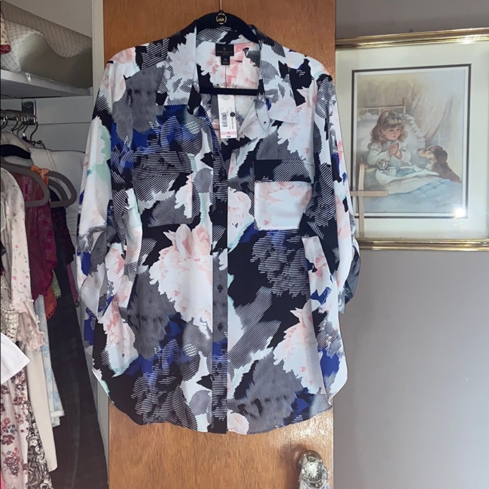 floral button up